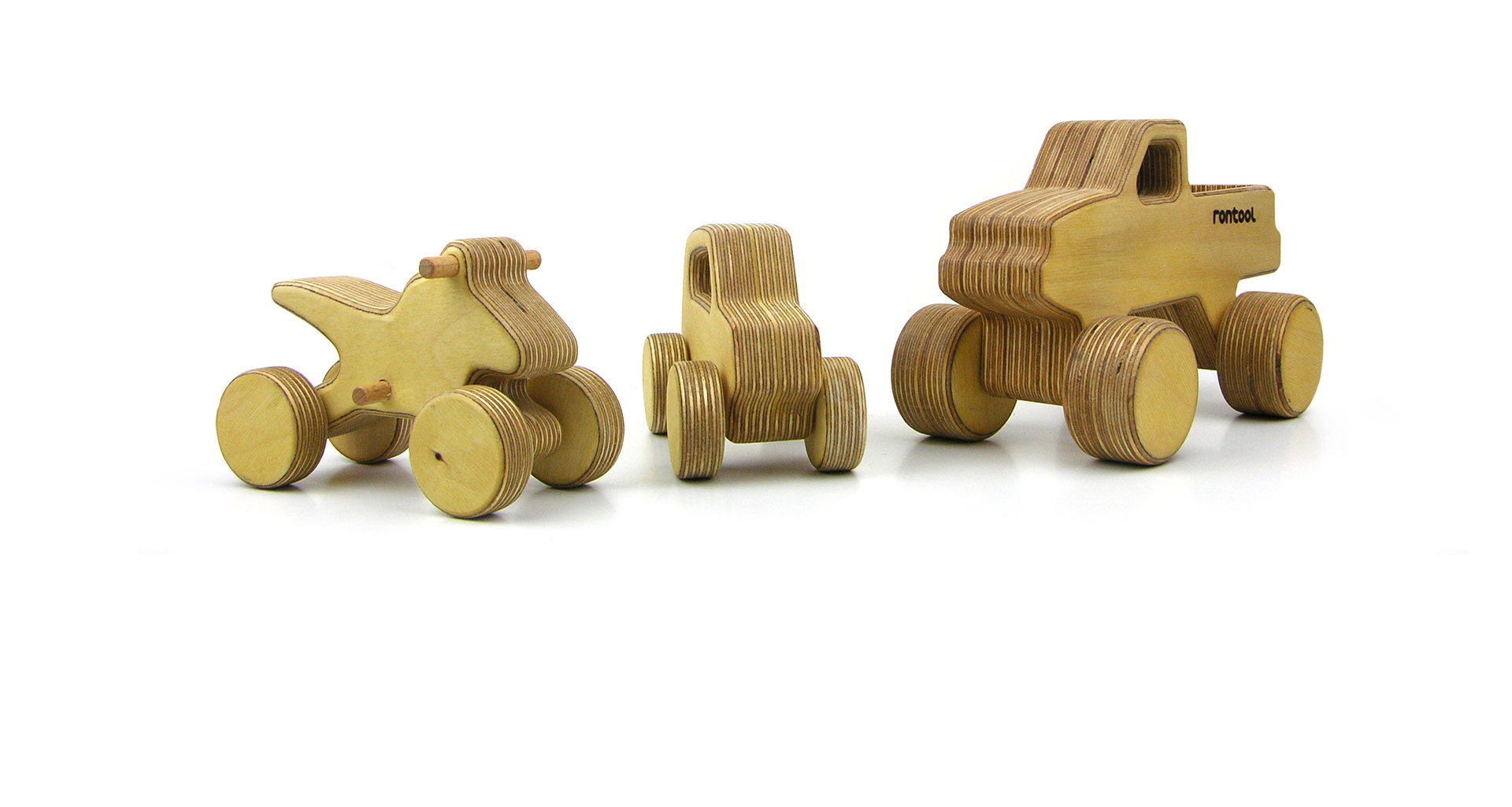 Rontool - Buggy, Quad und Auto sind premium Spielzeug aus Holz Holzspielzeug fuer Kinder